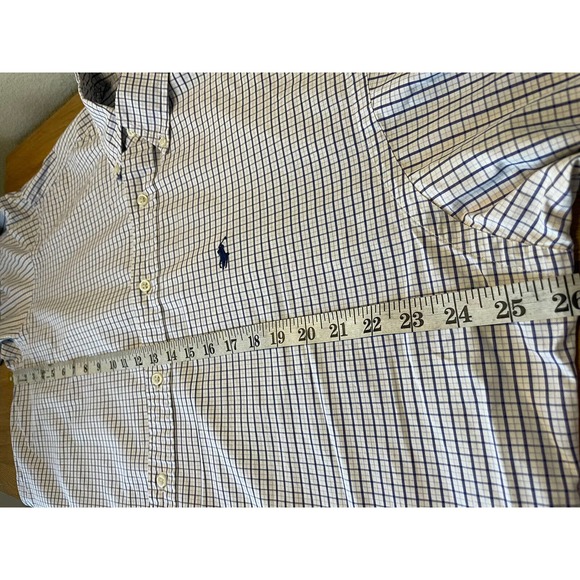 POLO Ralph Lauren BLAKE 100% Two-Ply‎ Cotton Men’s Shirt Size L - Picture 5 of 8